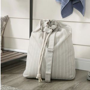Pumice Drawstring Large Canvas Bag